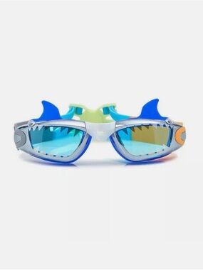 Bling 2O Jawsome Kids Shark Swim Goggles in Blue and Green